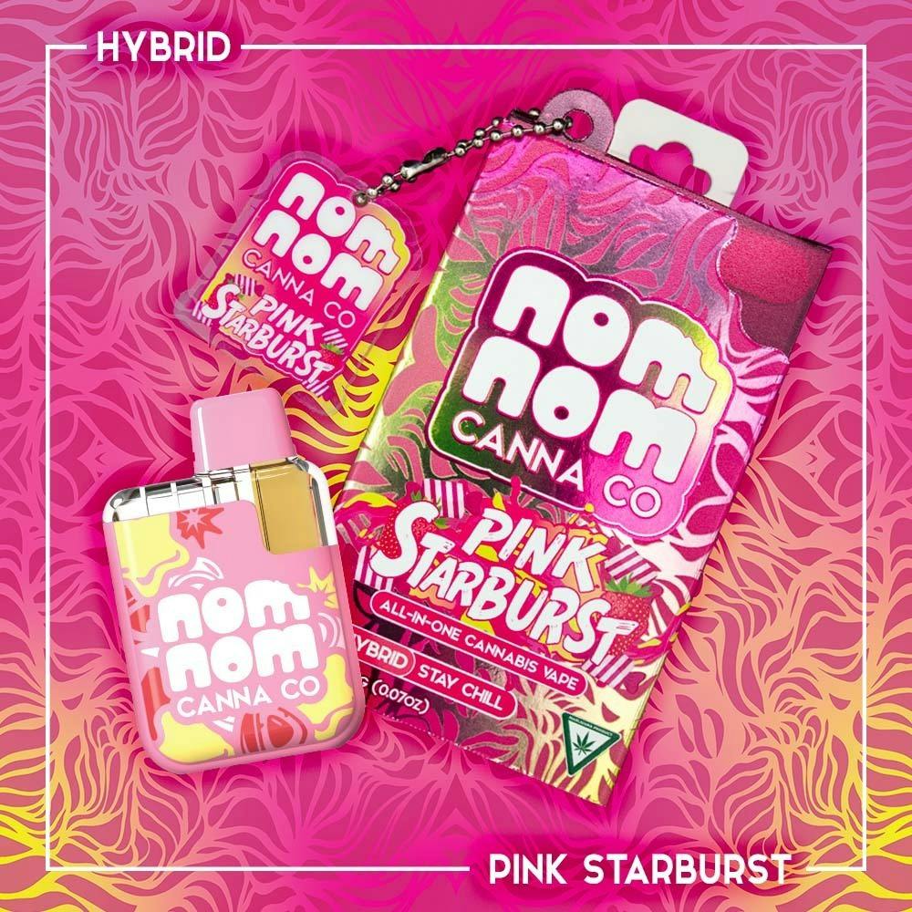Nom Nom | 2g Disposable | Pink Starburst