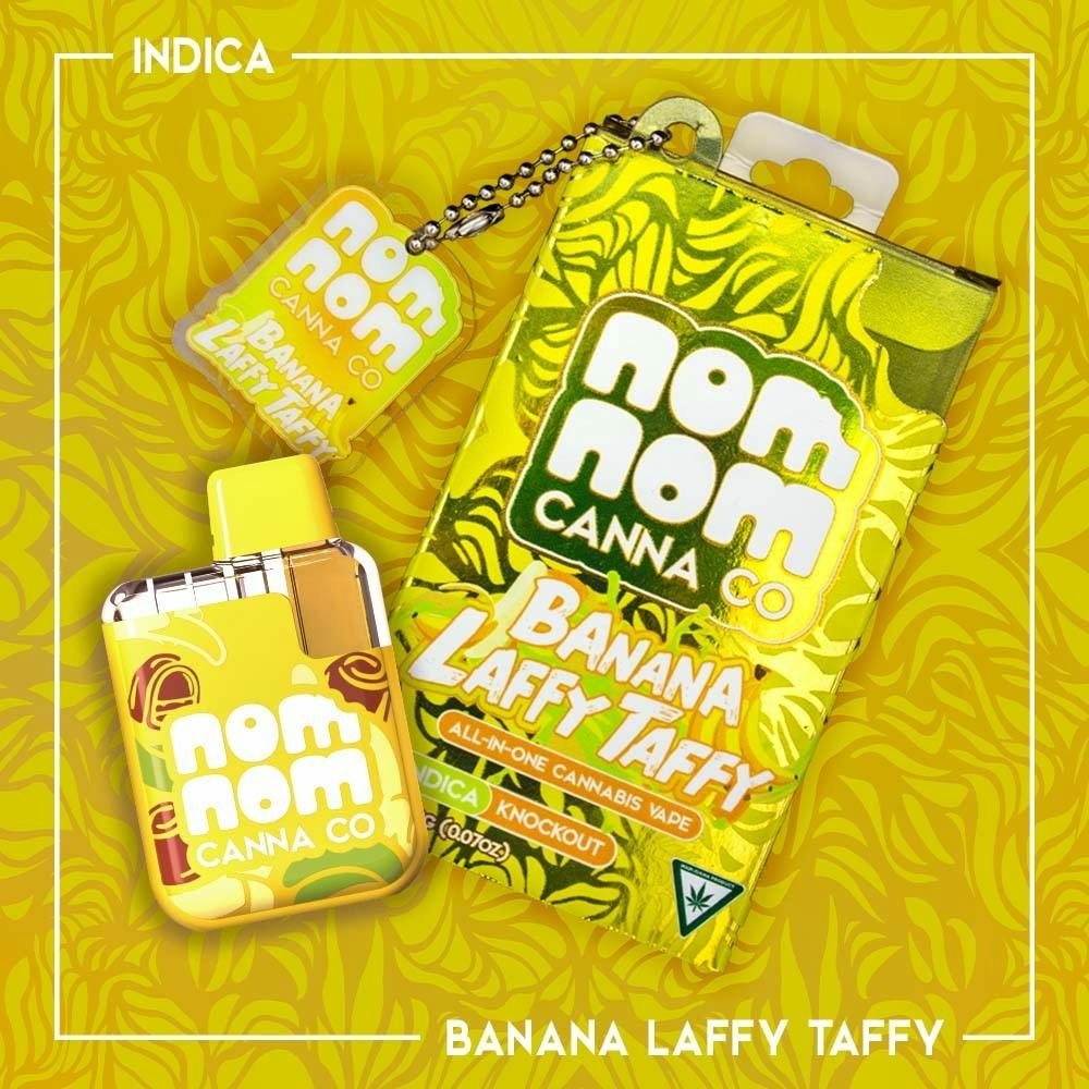 Nom Nom | 2g Disposable | Banana Laffy Taffy