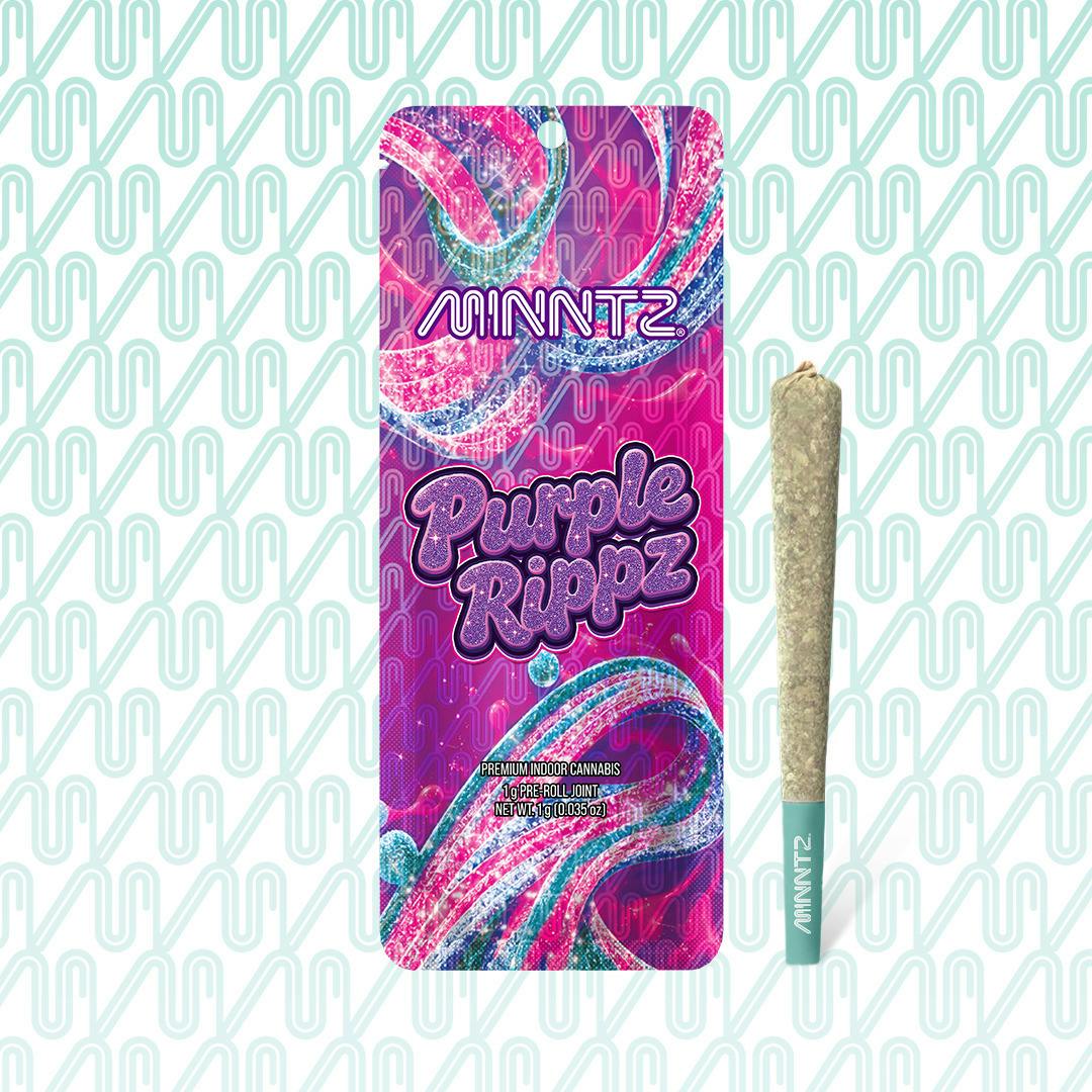 Minntz | 1g Pre Roll | Purple Rippz