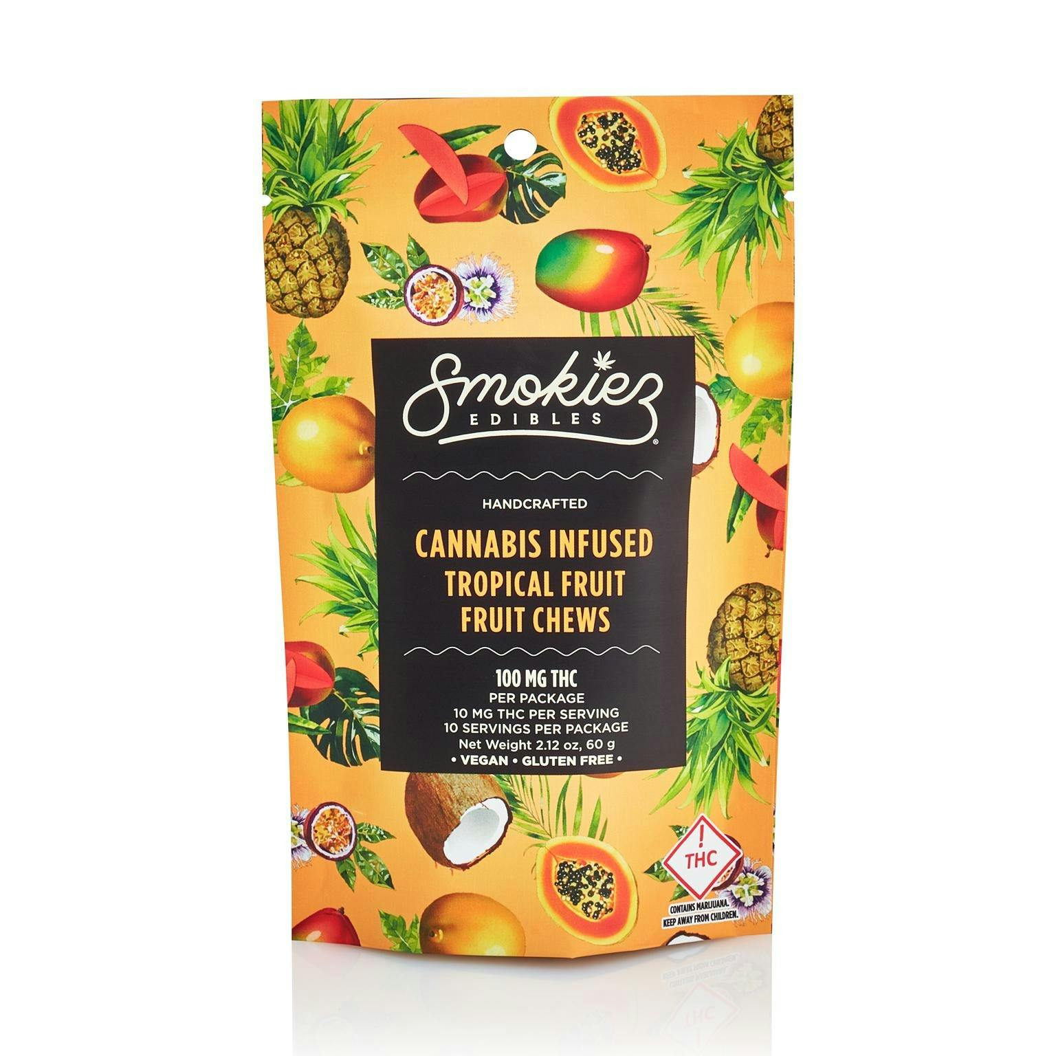 Smokiez Sativa Tropical Gummies 100mg