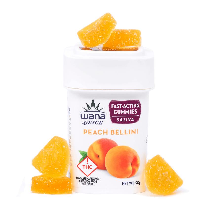 Wana Quick Sativa Peach Bellini