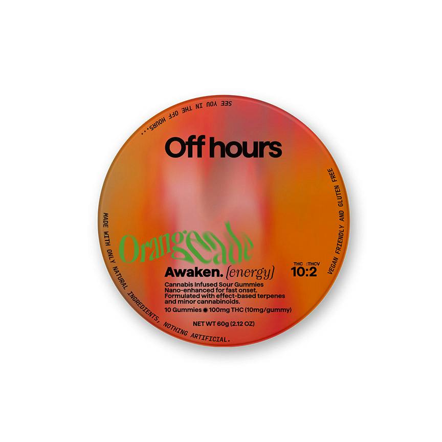 Off Hours - Awaken Orange Punch - 10pk Gummies - 10:2 THC:THCV
