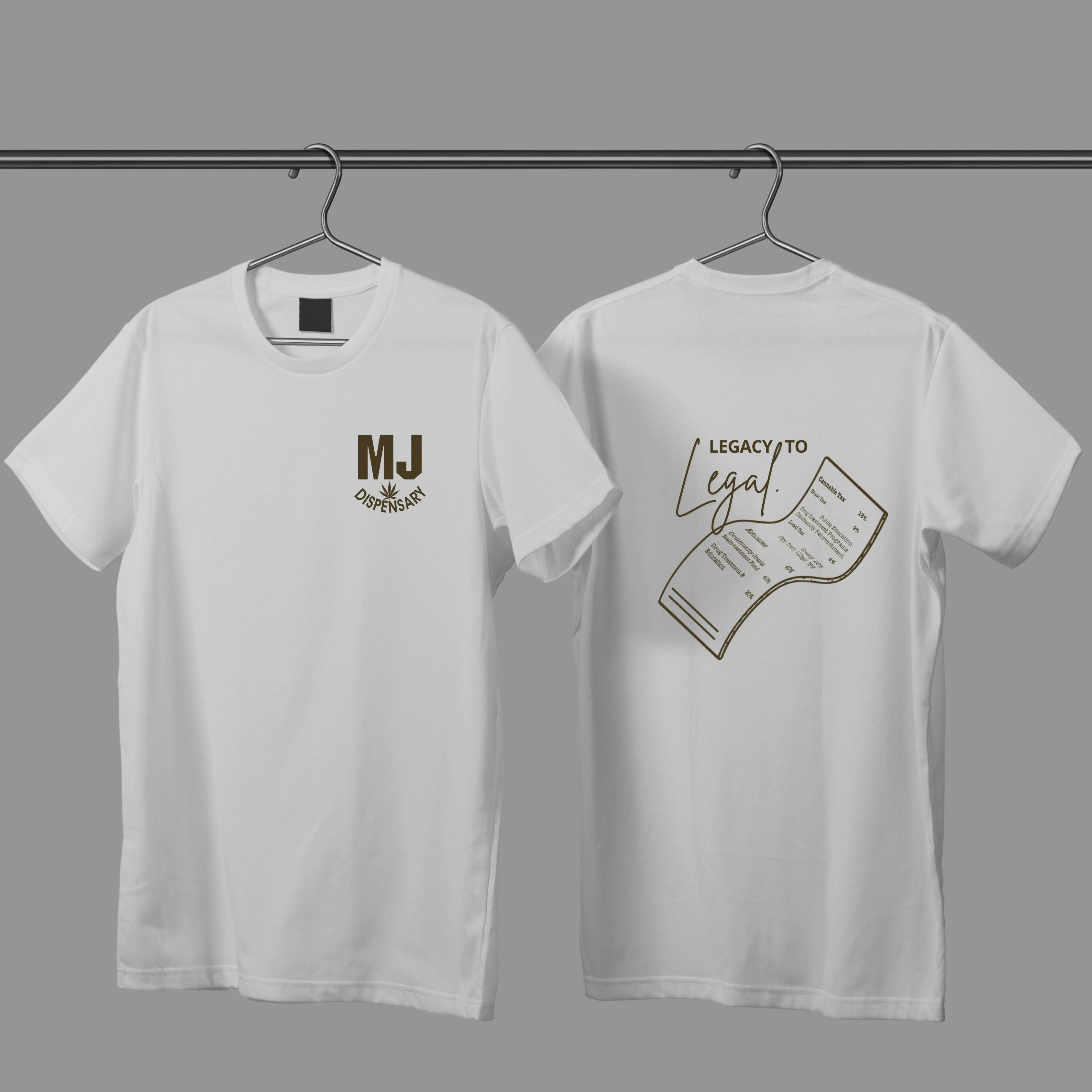 MJ Dispensary White Shirt - Medium