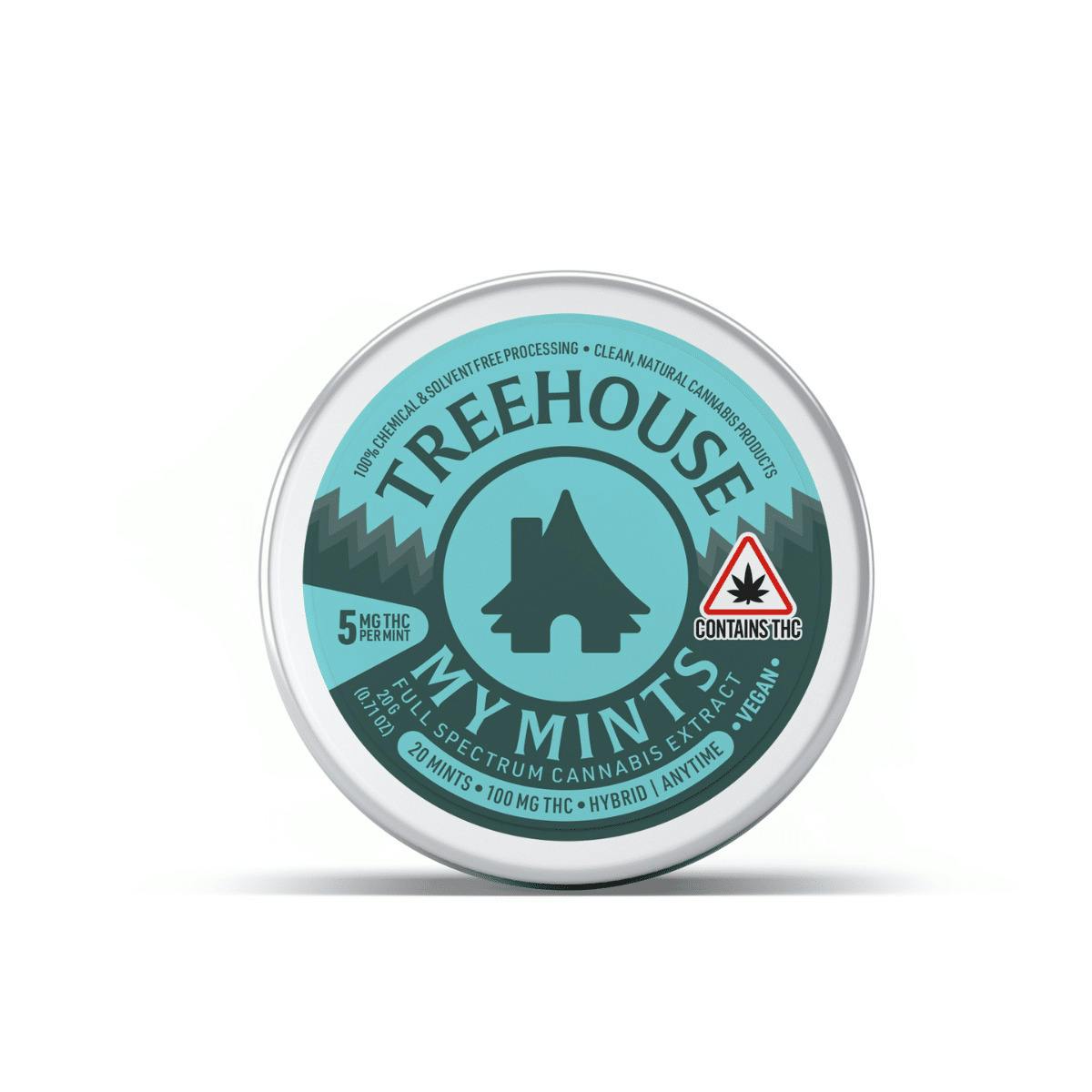 Treehouse Mints - Hybrid 1:1 100mg THC:CBC