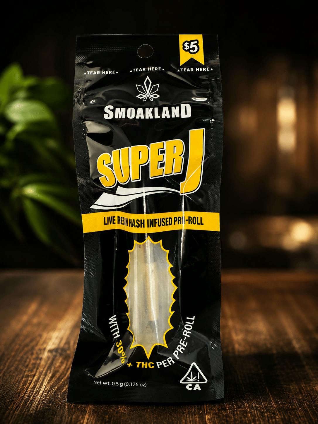 Smoakland - Northern Lights (I) .5g Infused Pre-roll: .5g