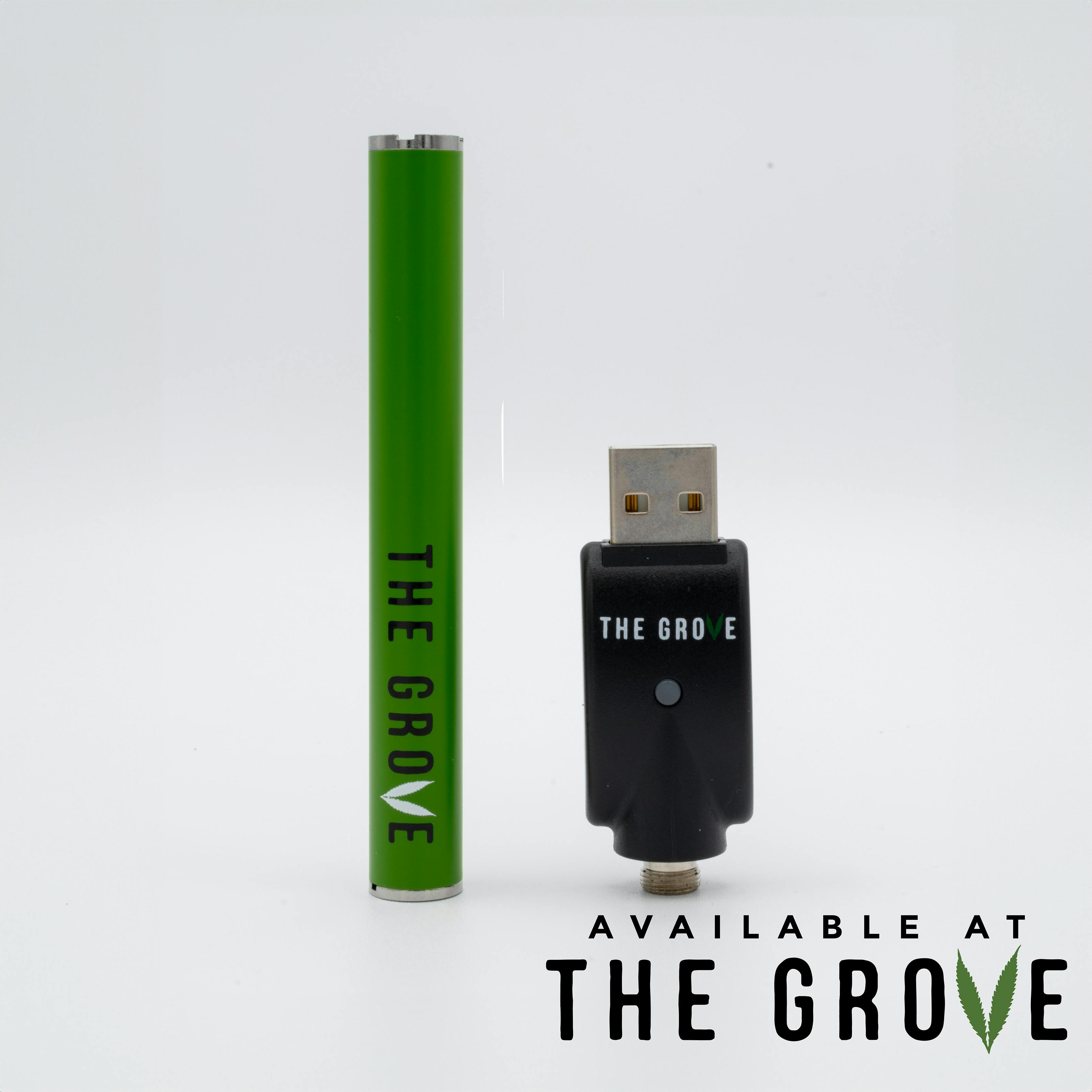 The Grove | Buttonless 510 Thread Battery - Green