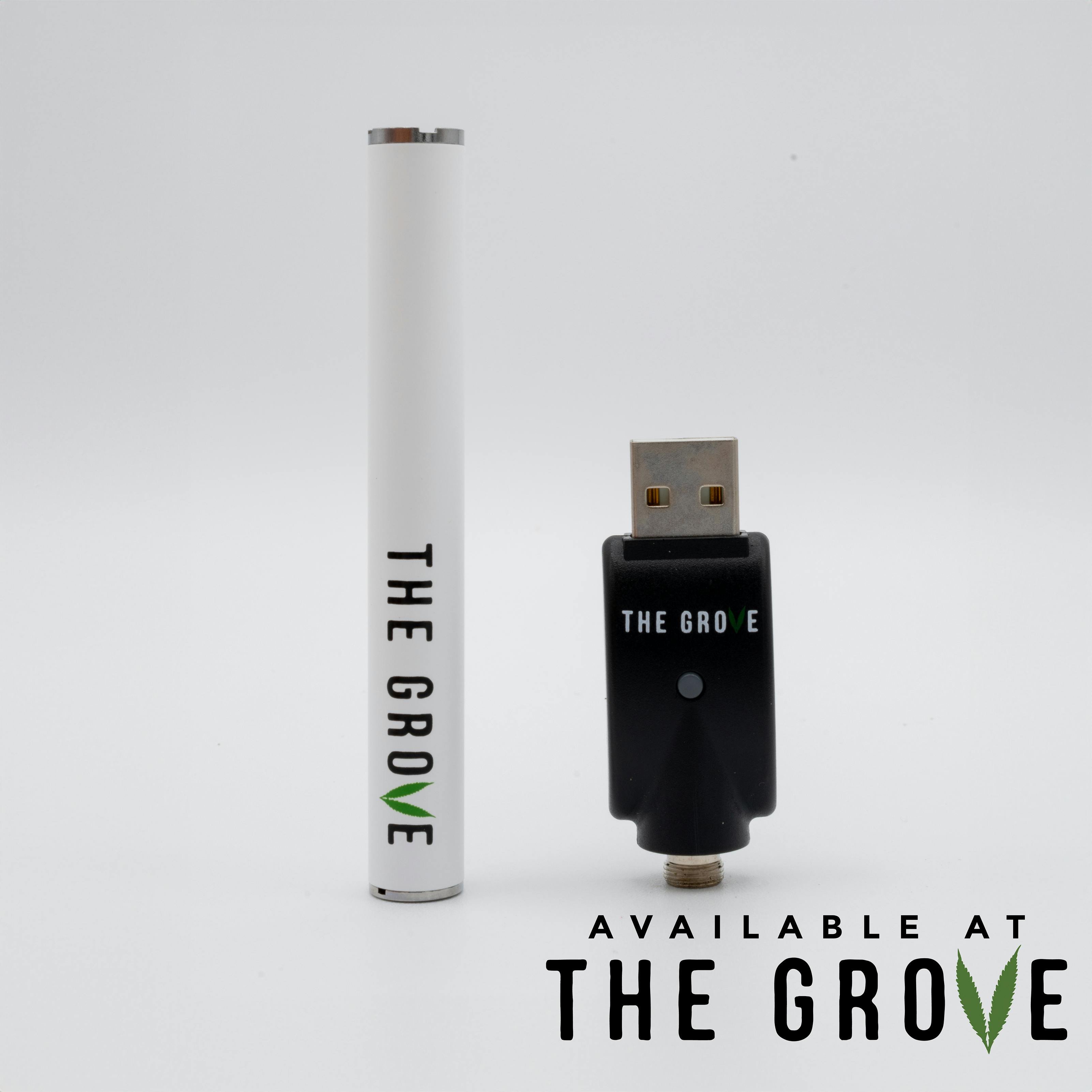 The Grove | Buttonless 510 Thread Battery - White
