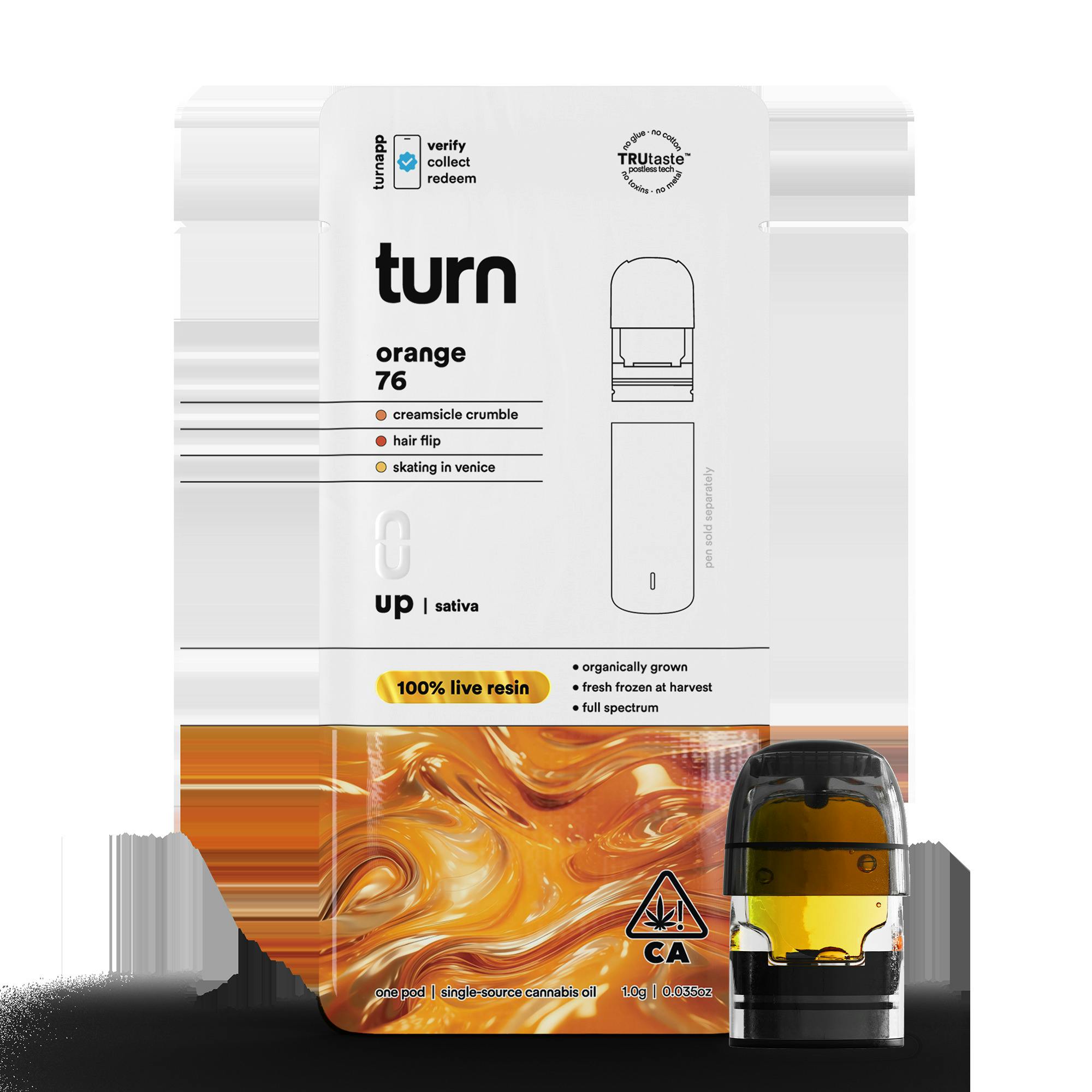 turn 1.0g pod: Orange 76