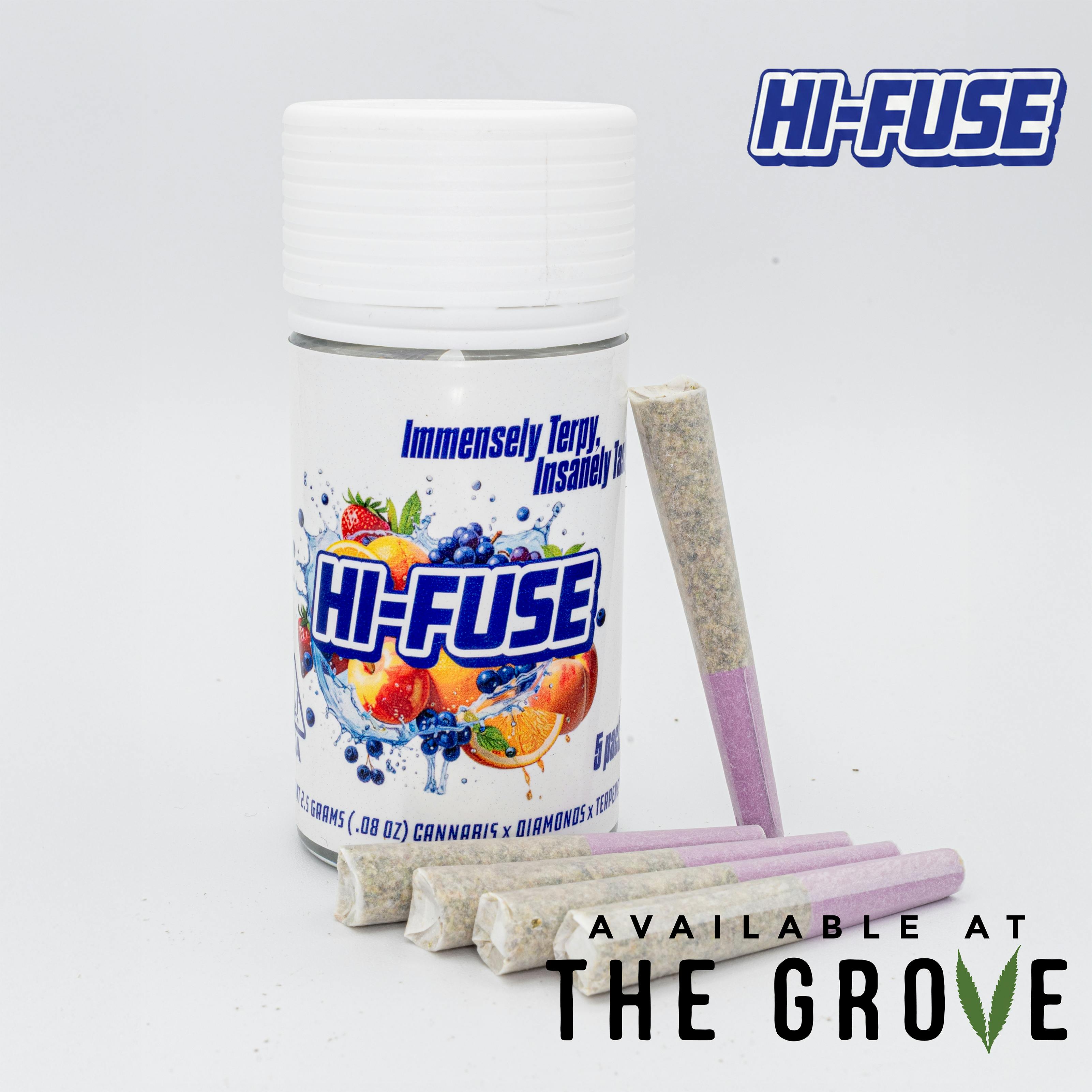 Hi-Fuse | Kiwi Splash .5g Pre-Rolls 5-Pack
