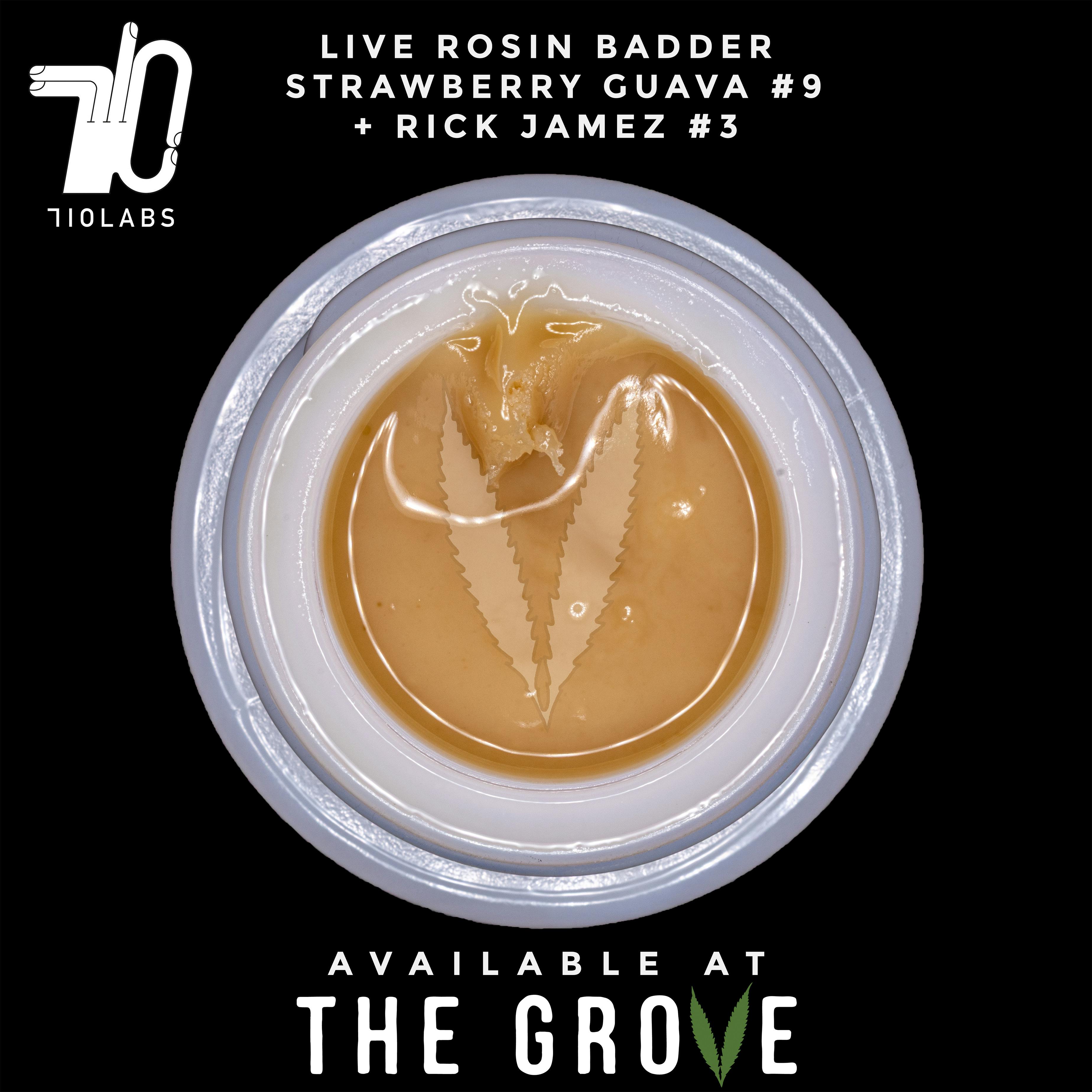 710 Labs | Rosin Badder - Strawberry Guava #9 + Rick Jamez #3