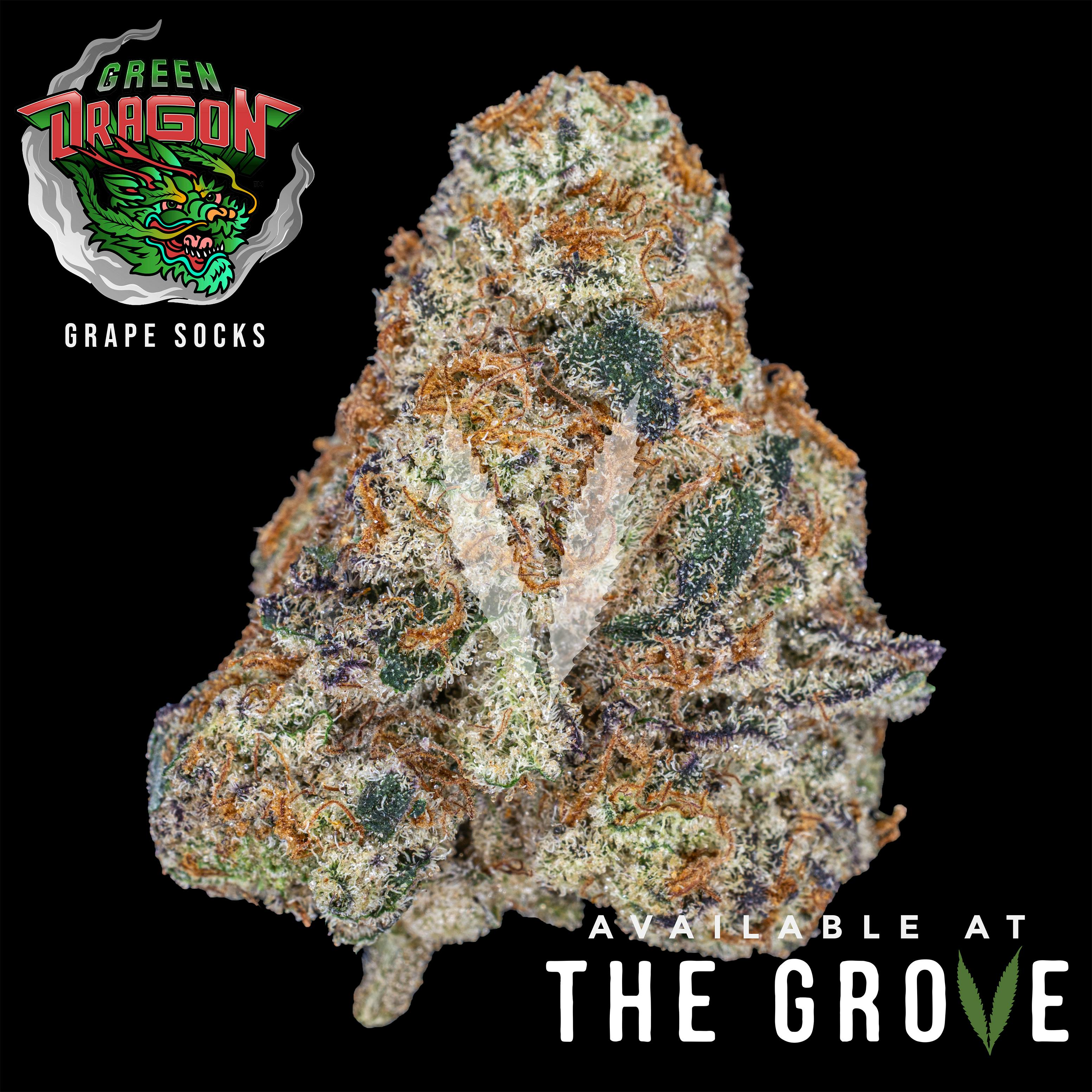 Green Dragon: Grape Socks