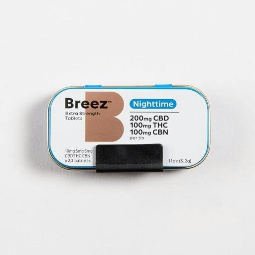 Breez Extra-Strength Nighttime Tablet Tin