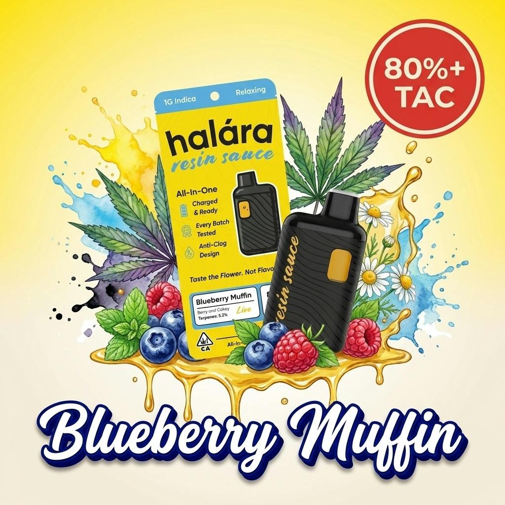 Halara: Blueberry Muffin