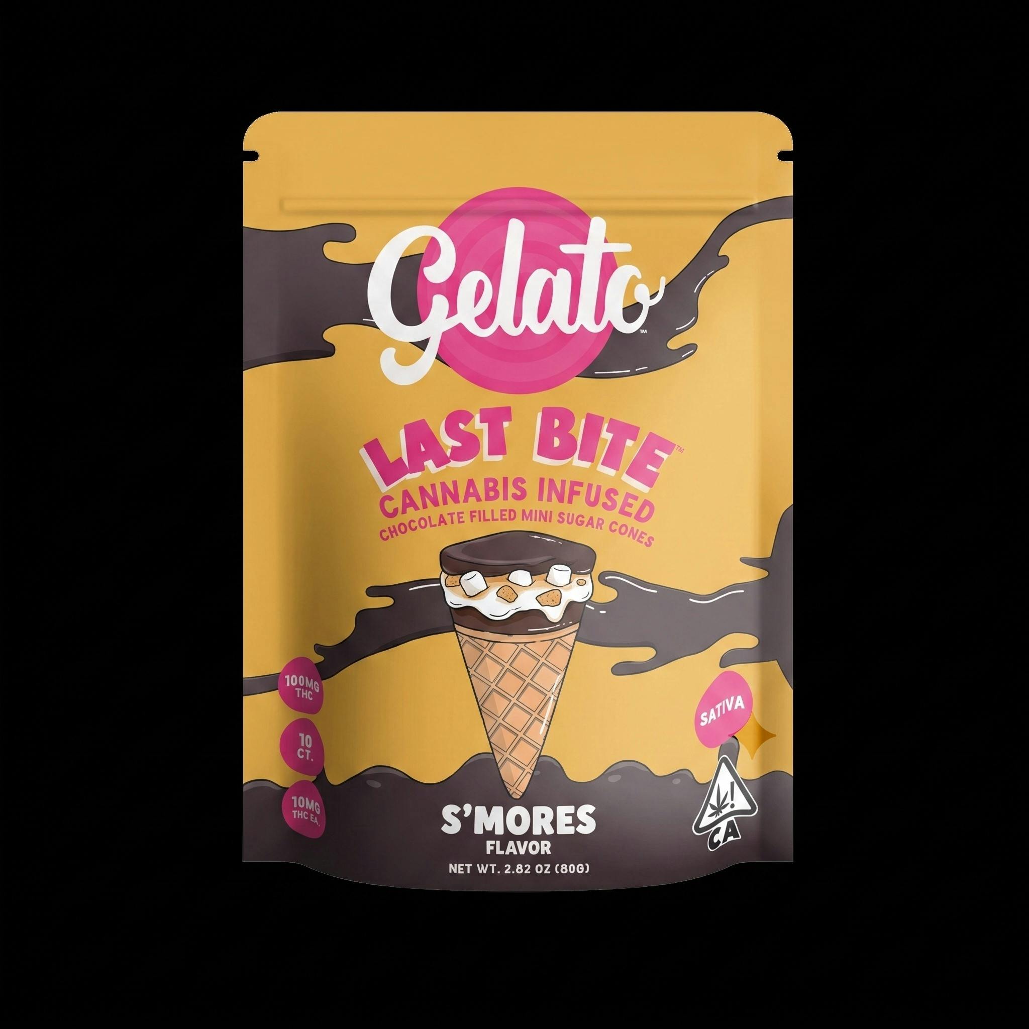 Gelato: S Mores Mini Cones