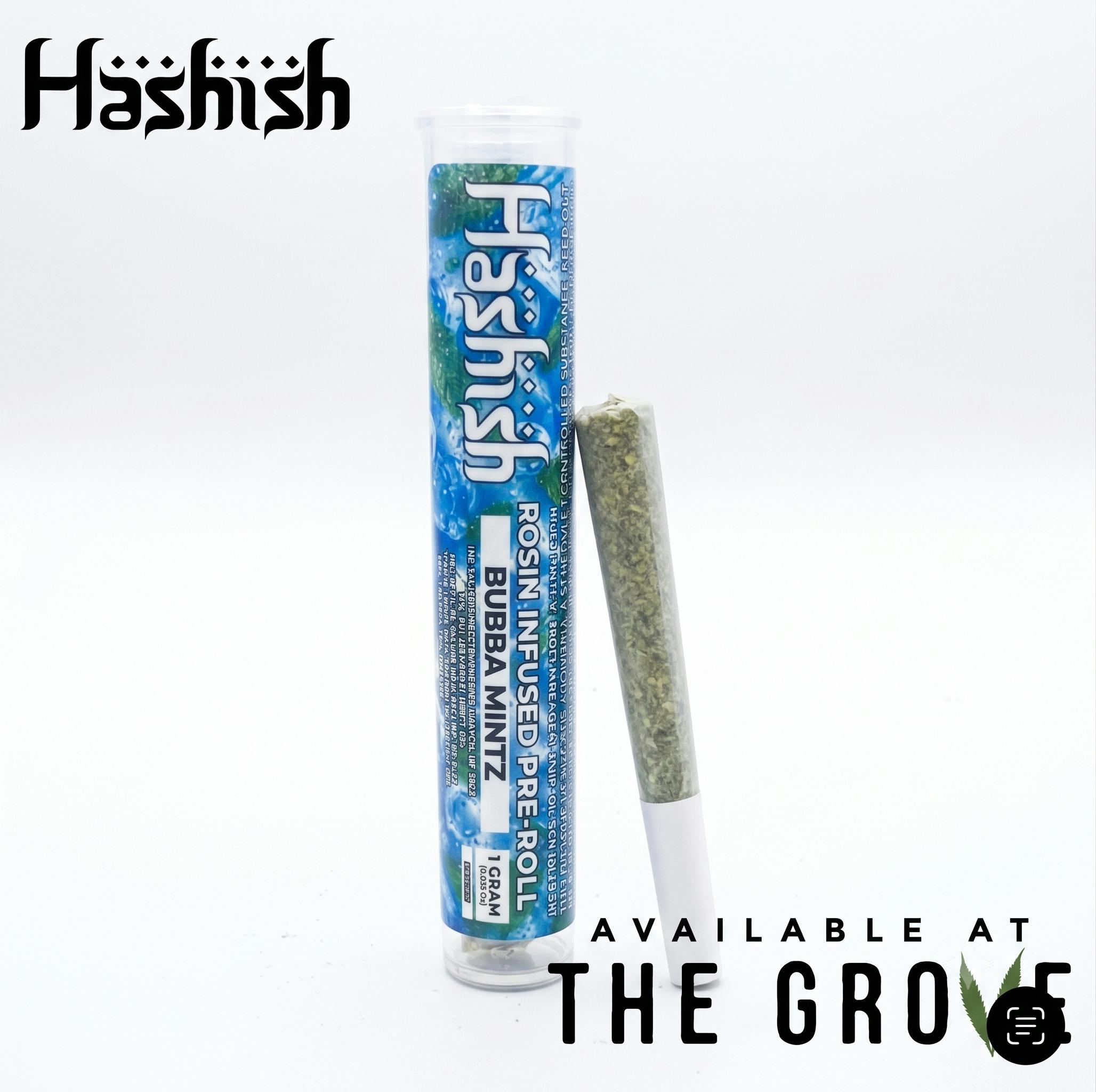 Hashish | Bubba Mintz 1g Infused Pre-Roll