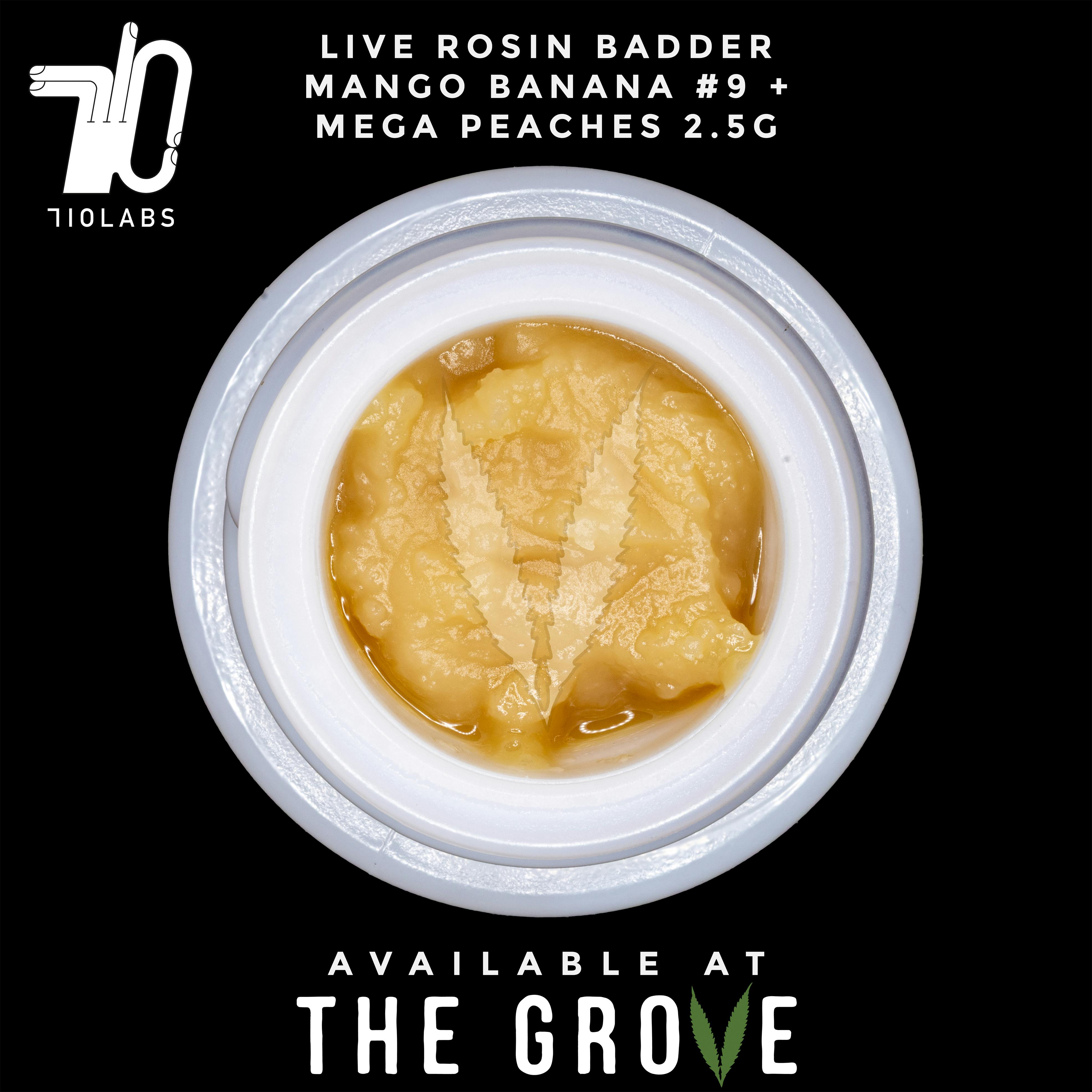 710 Labs | Rosin Badder - Mango Banana #9 + Mega Peaches