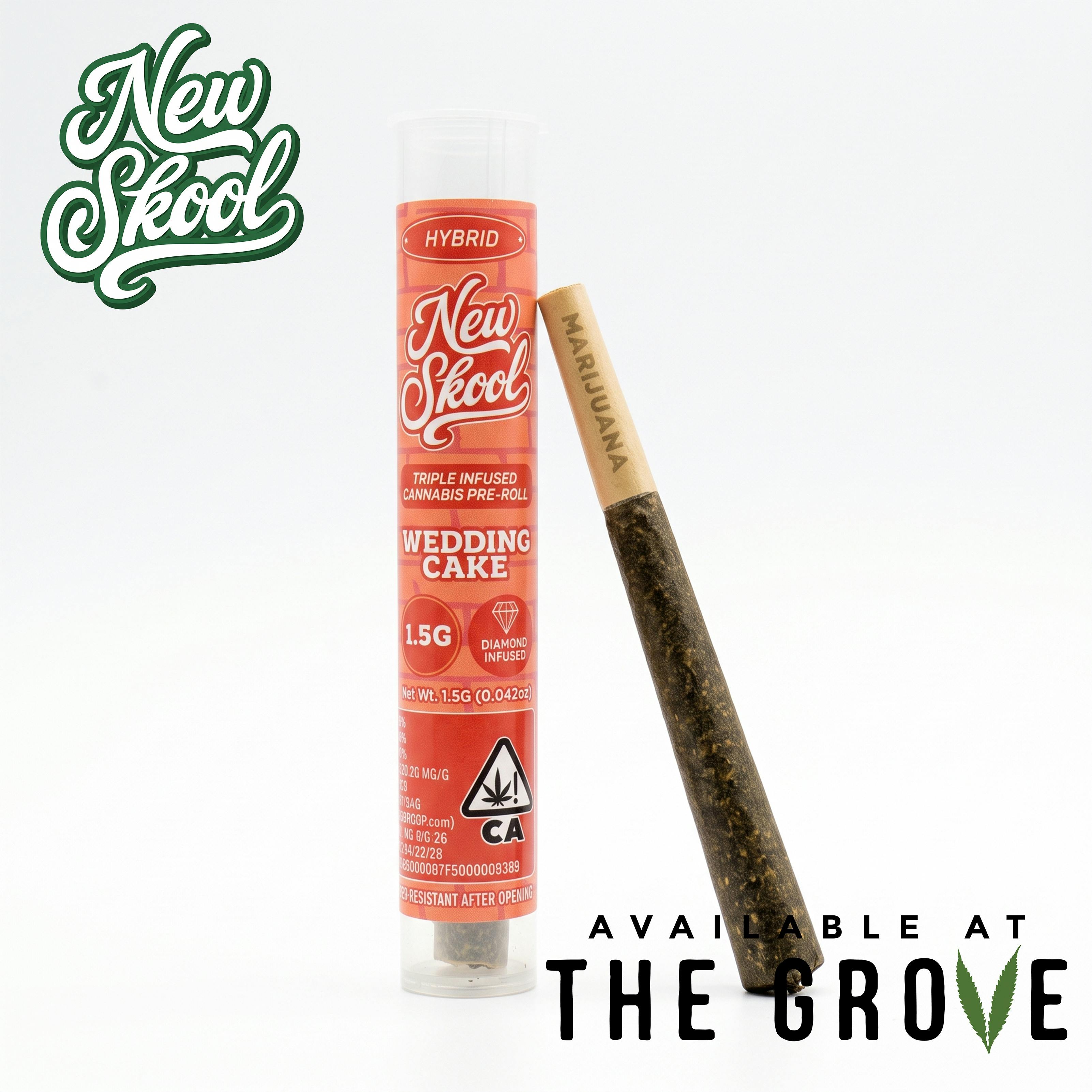 New Skool | Wedding Cake 1.5g Infused Pre-Roll