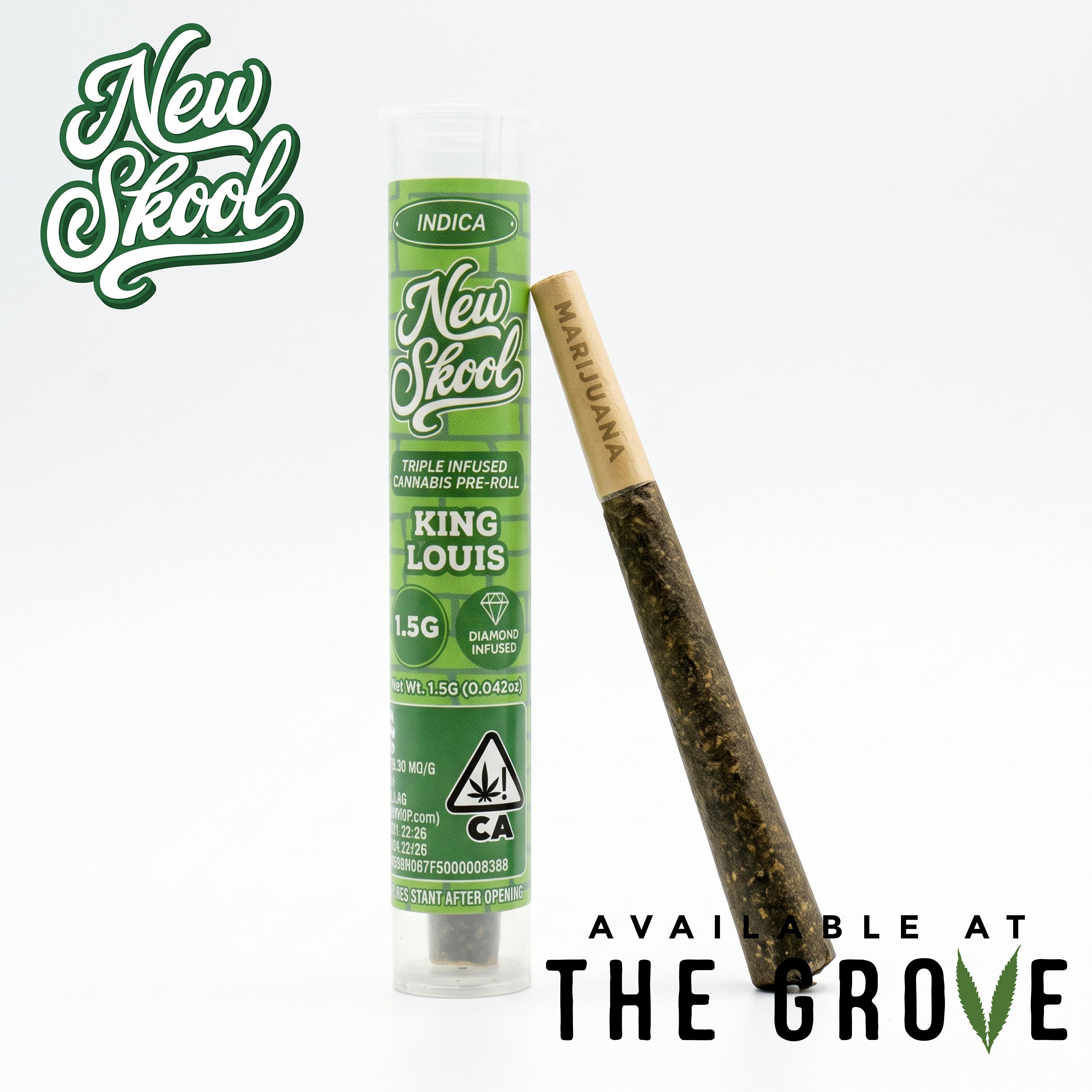 New Skool | King Louis 1.5g Infused Pre-Roll
