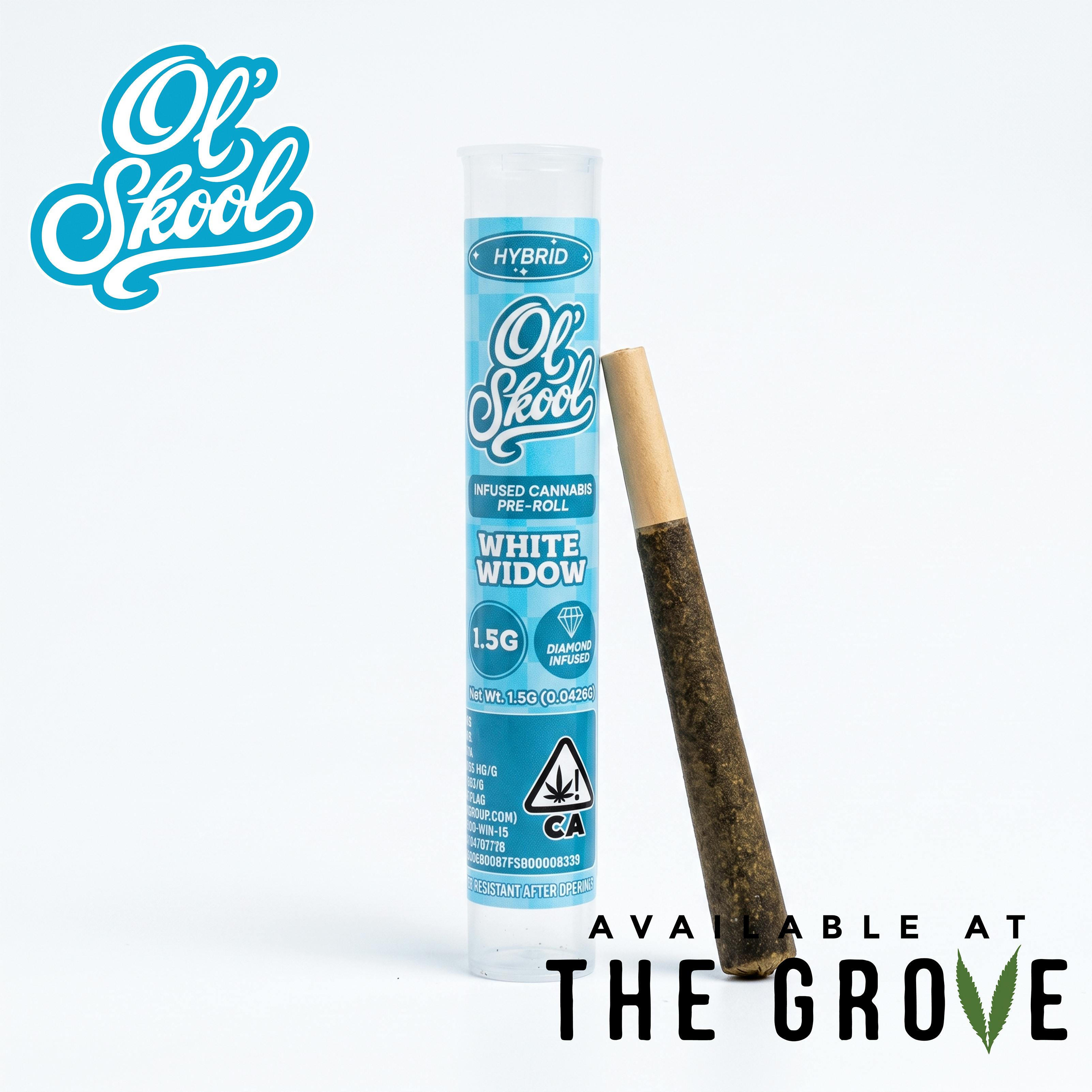 Ol' Skool | White Widow 1.5g Infused Pre-Roll