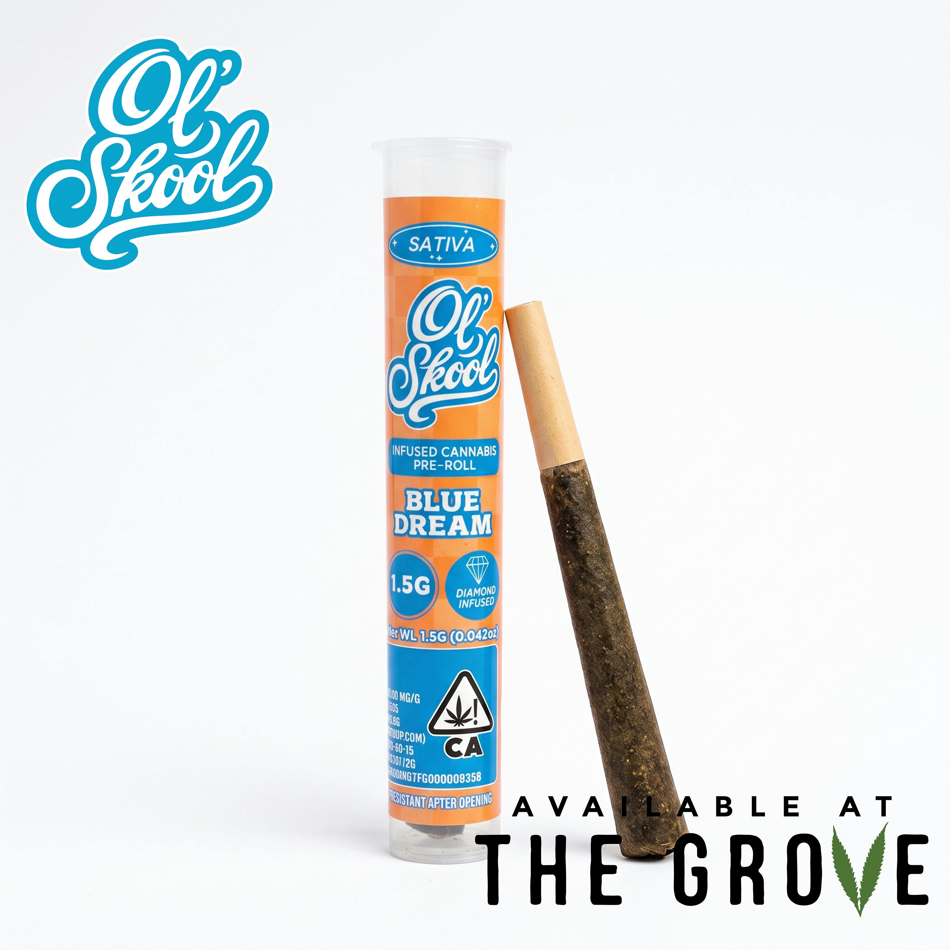 Ol' Skool | Blue Dream 1.5g Infused Pre-Roll