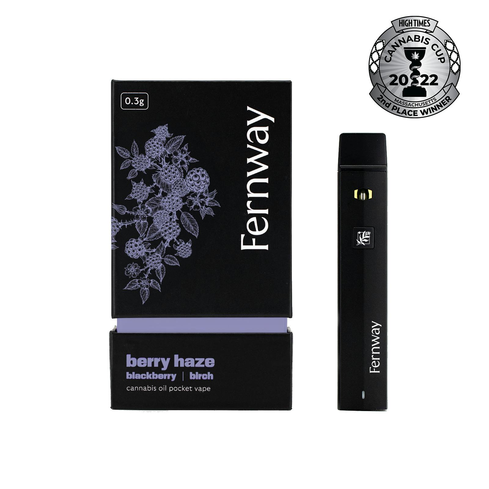 Fernway - Berry Haze - .3g Traveler - Dispo Vape - Vape