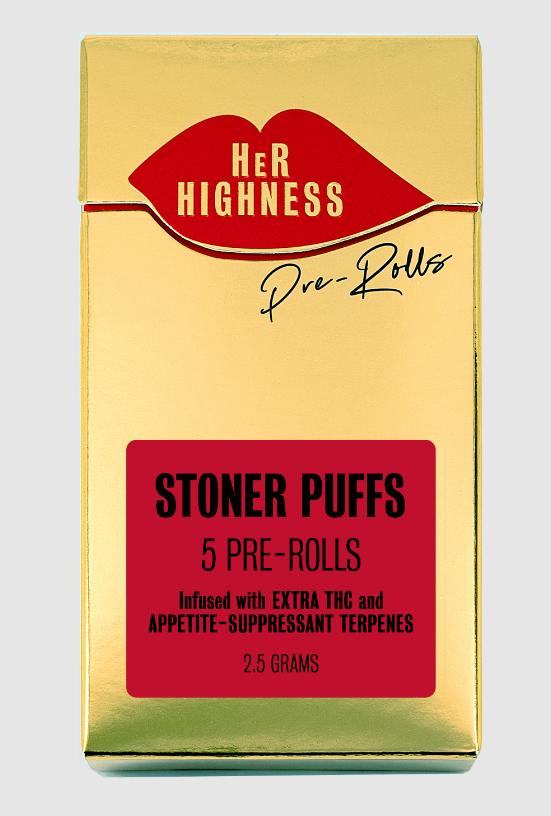Her Highness - Stoner Puffs - Infused Prerolls - 5pk - Preroll