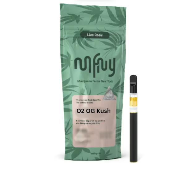 MFNY - O2 OG Kush - Live Resin - Dispo Vape - 0.5g - Vape