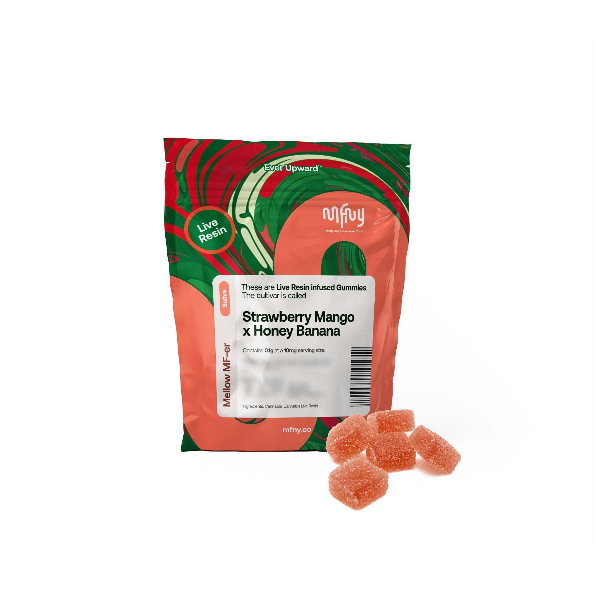 MFNY - Live Resin - Strawberry Mango x Honey Banana - 100mg - Edible