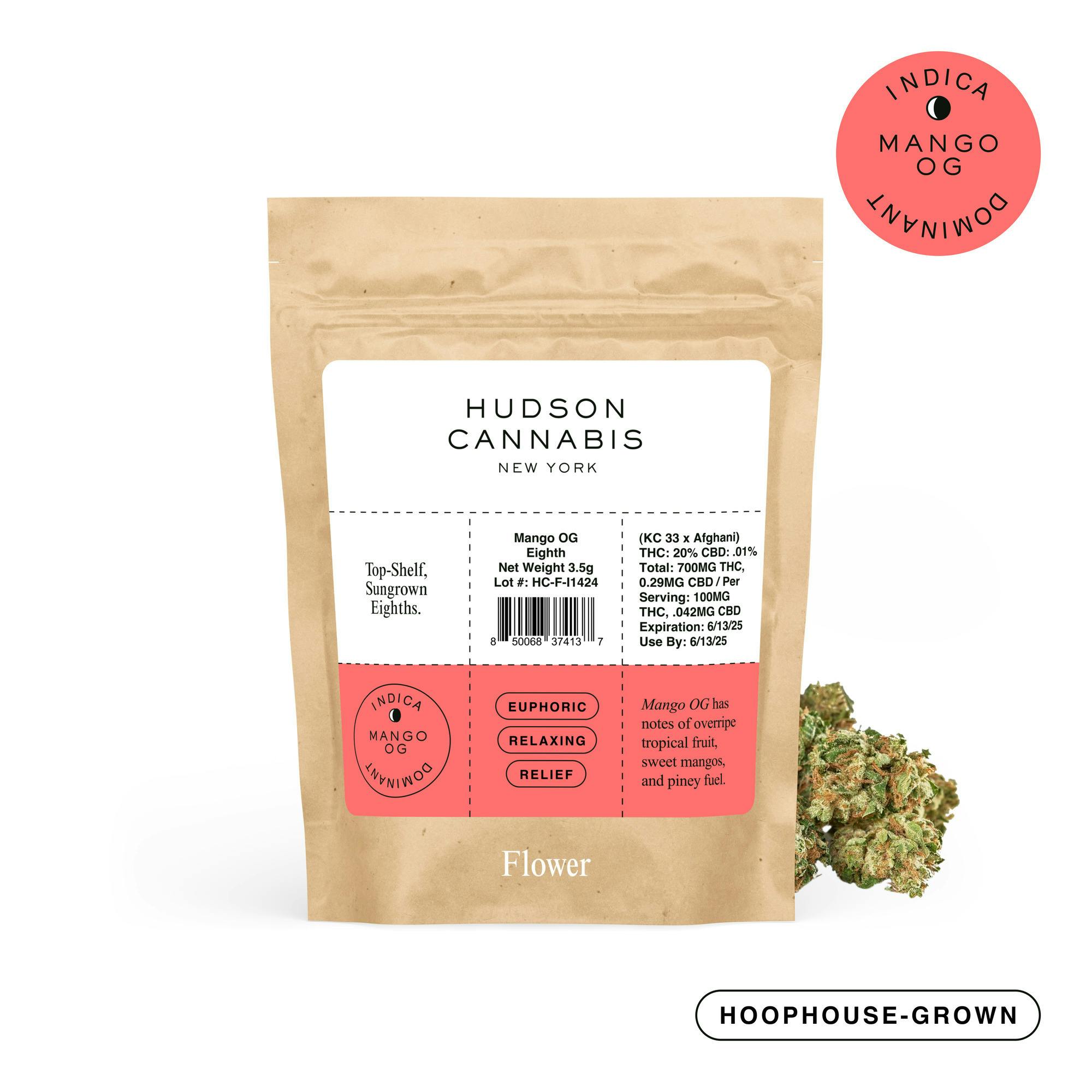 Hudson Cannabis - Mango OG - 3.5g - Flower