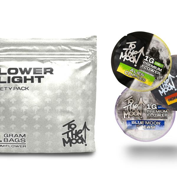 To The Moon! | "Alien Cookies x Blue Moon Dream x Honeymoon" Flower Flight | Flower | 3g
