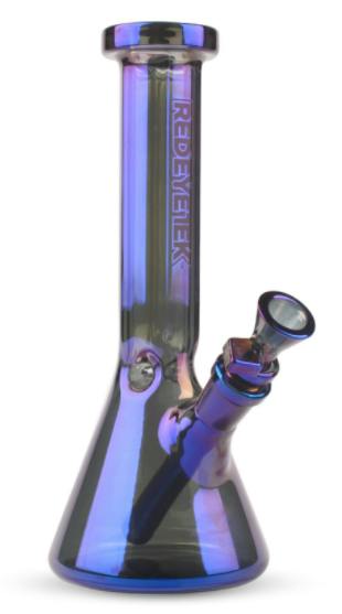 Hex Top Beaker Tube 12" - Blue Metallic