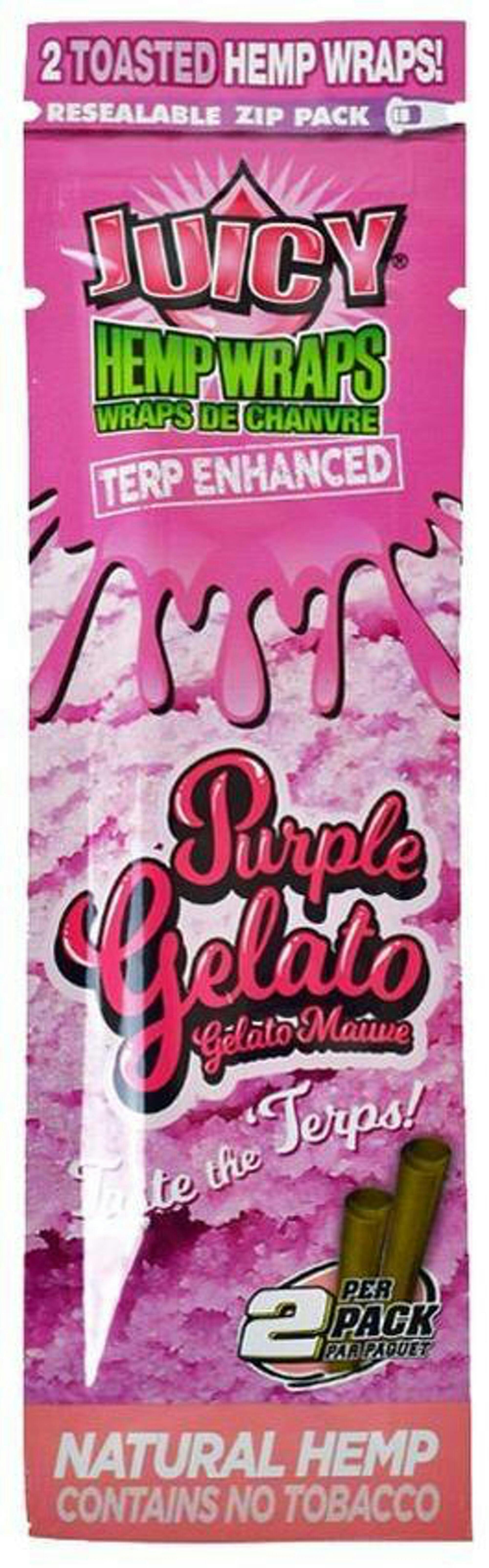 Terp-Enhanced Purple Gelato Hemp Wraps