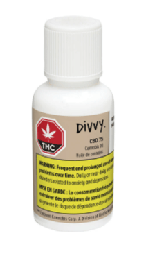 Divvy - CBD 75 Oil - Blend - 30ml