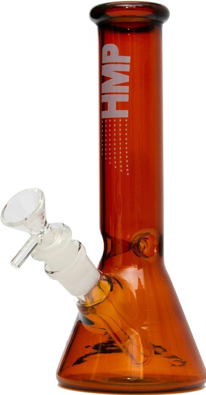 HMP Premier Color Collection - 8" Glass Waterpipe (Amber)