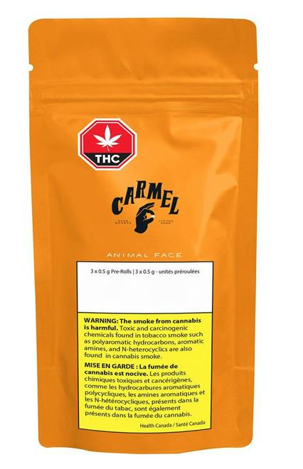 Carmel - Animal Face Pre-Roll - Sativa - 3x0.5g