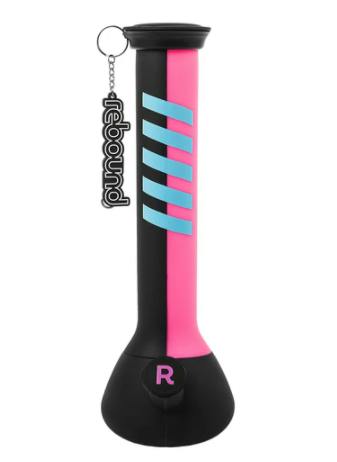 14" Waterpipe Silicone Beaker - Pink