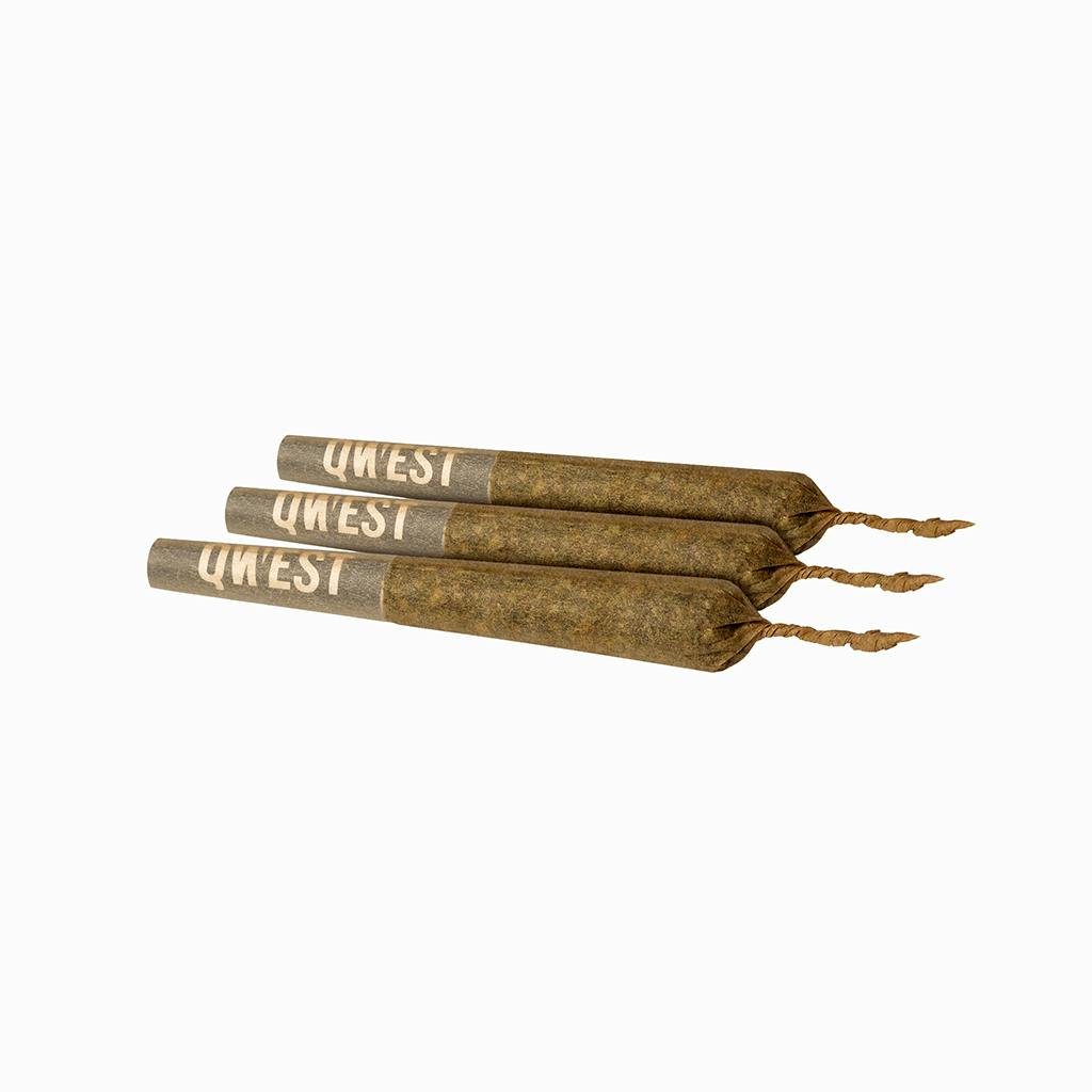 Qwest - Orange Push Pop Live Resin Infused Pre-Roll - Indica - 3x0.5g