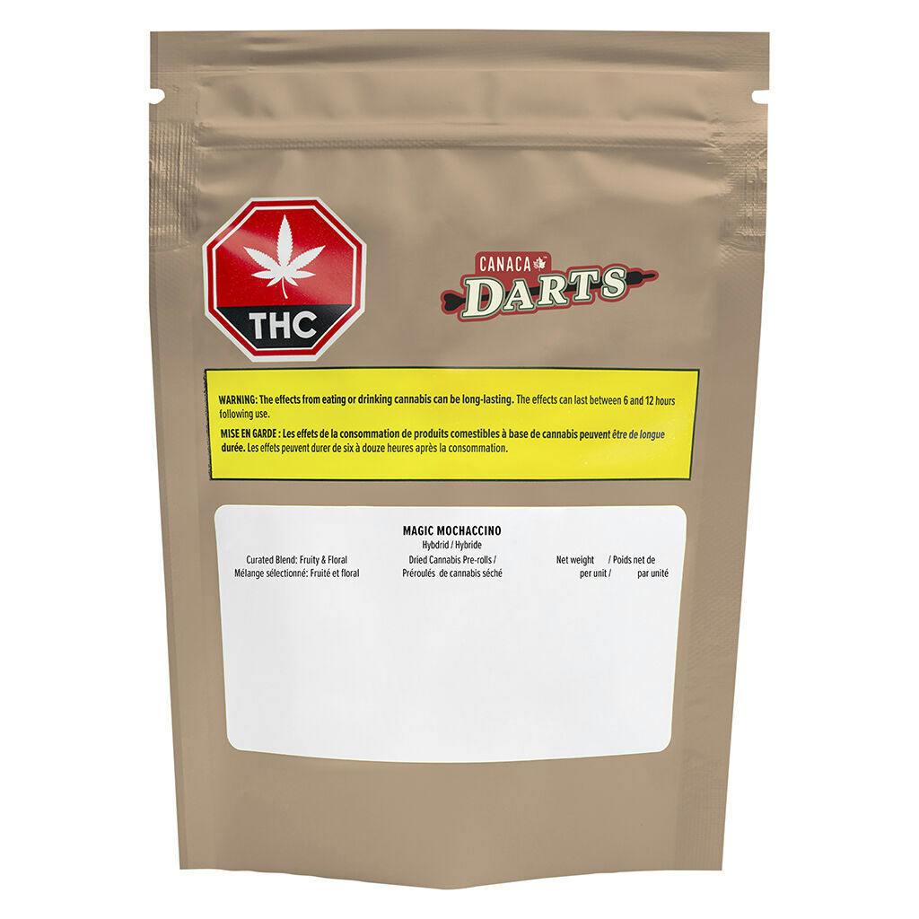 Canaca Darts - Magic Mochaccino Pre-Roll - Hybrid - 10x0.4g
