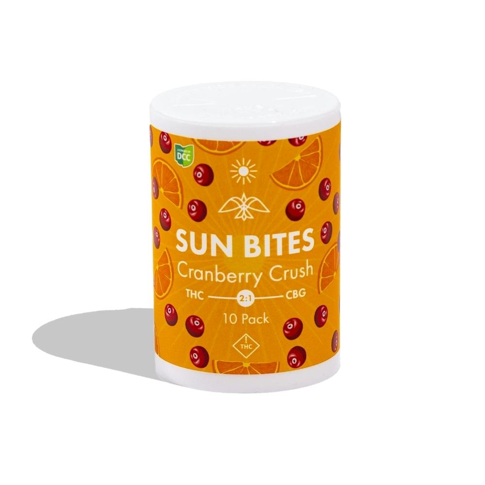 Cranberry Crush Sun Bites 2:1 THC:CBG [10pk]