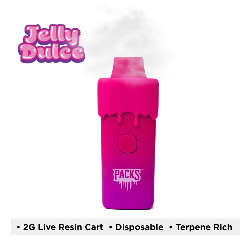 Packwoods 2g Live Resin Disposable (I) JELLY DULCE