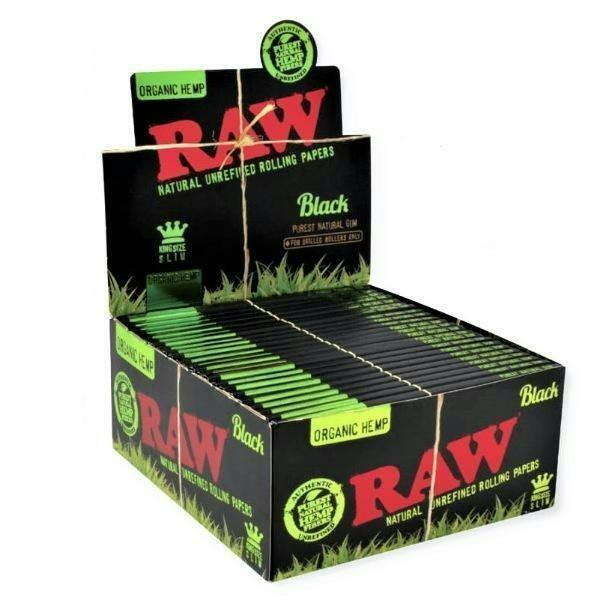 RAW - King Size Slim Hemp Rolling Papers - (32 leaves per pack)