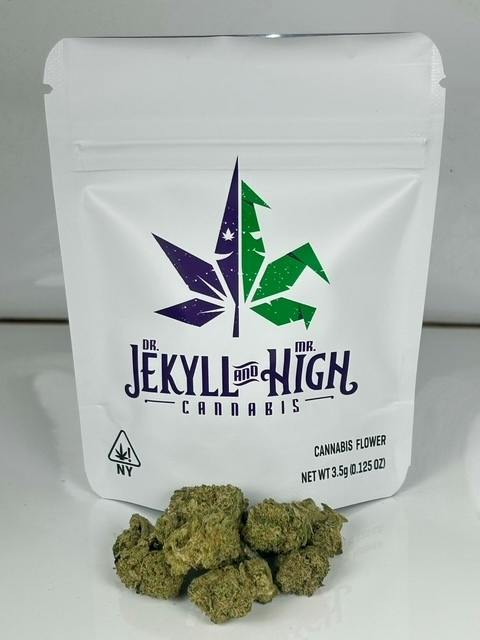 Dr. Jekyll and Mr. High - Gelato (hybrid) - 3.5G Indoor Flower - 22% THC