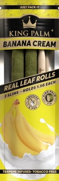 King Palm - Mini Size Leaf 2 - Banana Cream