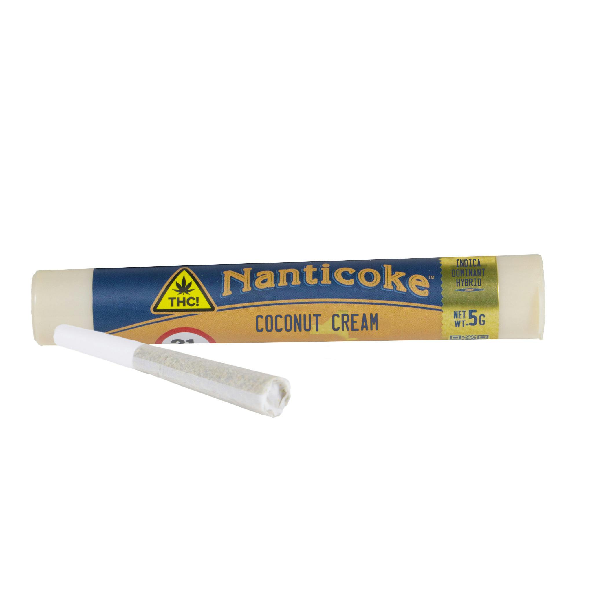 Nanticoke Coconut Cream 0.5g Preroll at The Flowery Dispensary Haverstraw