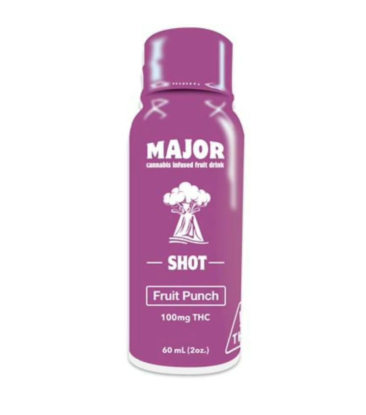 Major Fruit Punch Shot 100mg 10 Pack at High Hopes Jackson