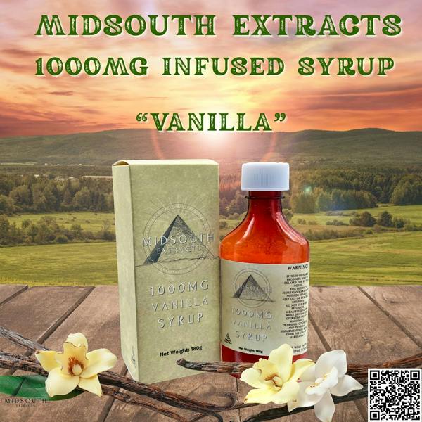 Vanilla | Infused Syrup | 1000mg