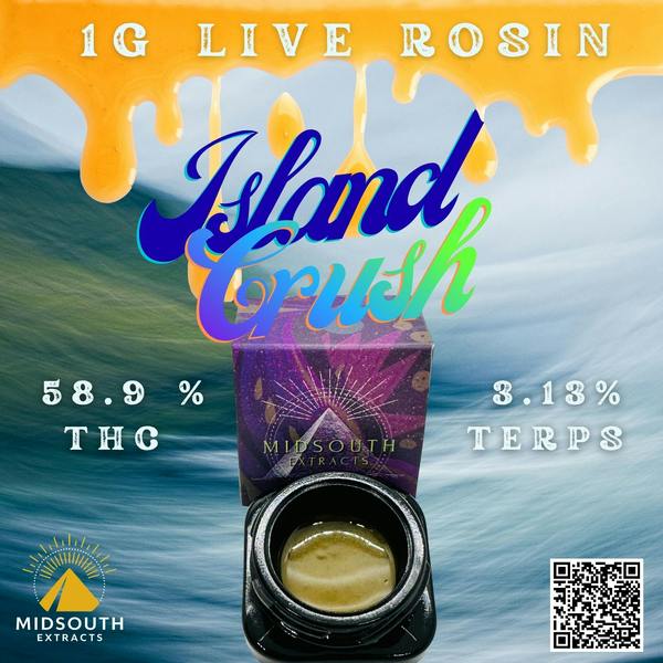 Island Crush | Live Rosin | 1g
