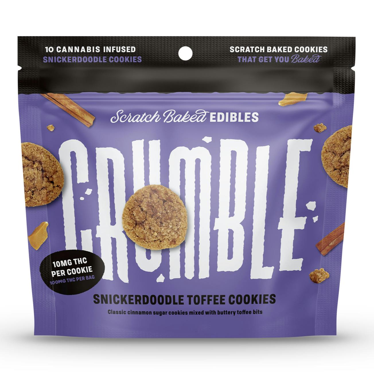 Snickerdoodle Cookies 100mg - Crumble