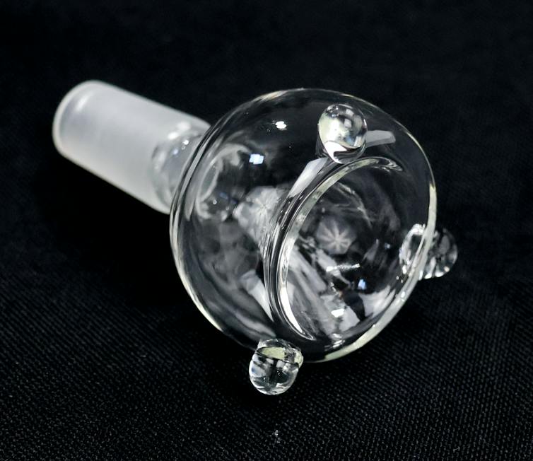 Clear Glass Bowl 14mm Male