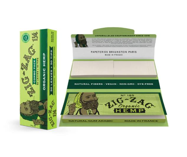 Organic Hemp Combo Pack 1 1/4 Zig Zag